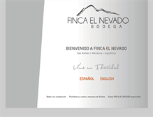 Tablet Screenshot of fincaelnevado.com